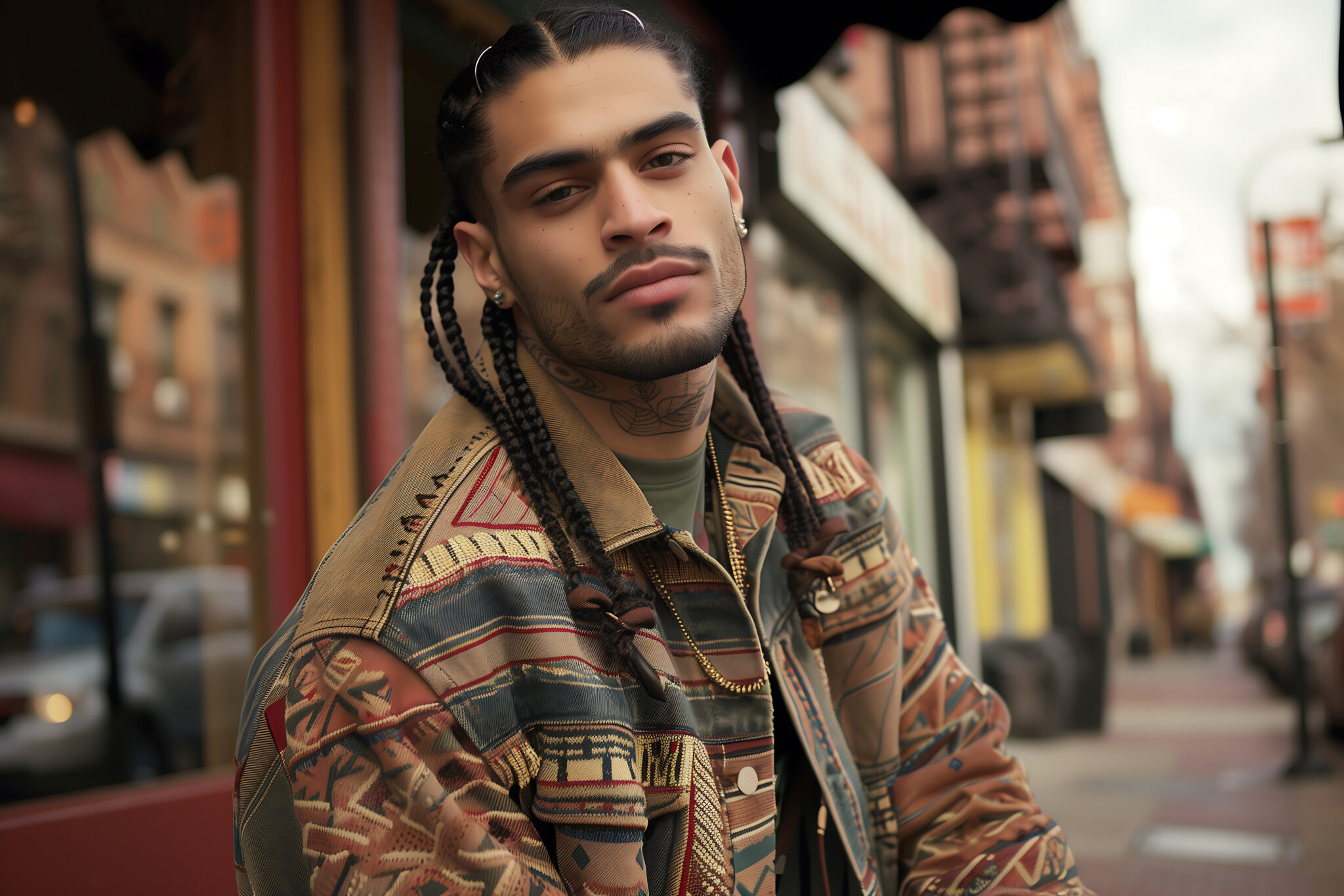 Corn Row Braids for Men in Edmonton, AB Bronzencream